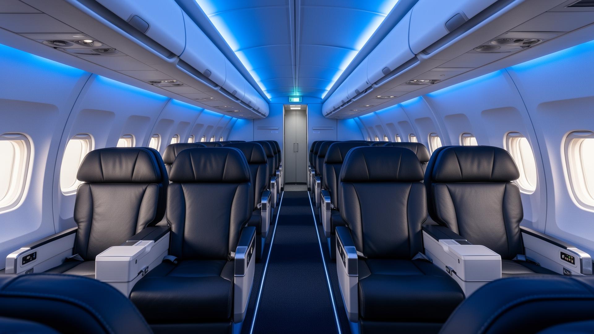 Premium aircraft cabin interior